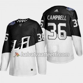 Miesten NHL Los Angeles Kings Pelipaita Jack Campbell 36 Adidas 2020 Stadium Series Authentic